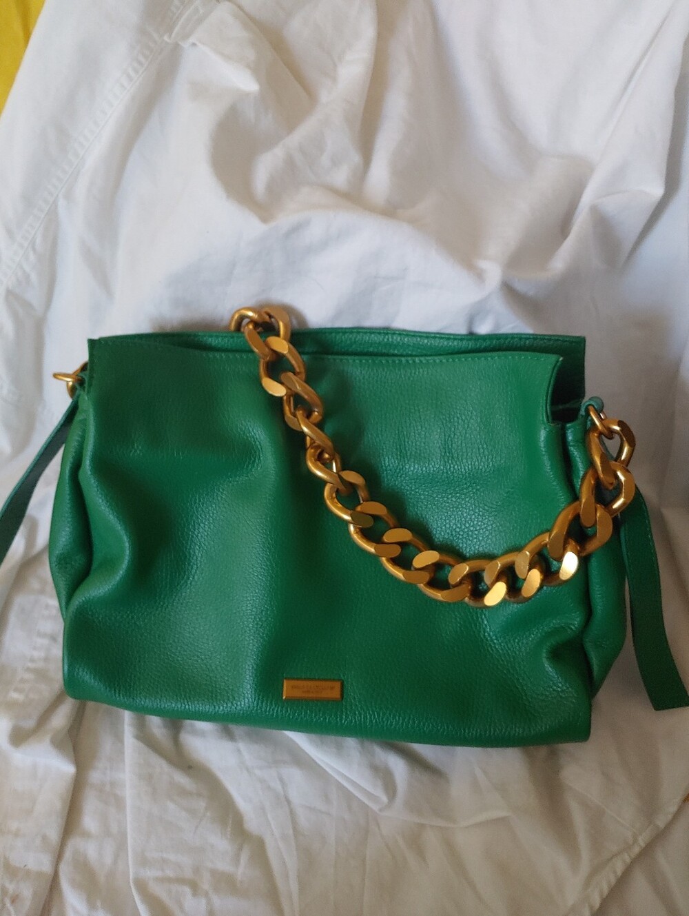 Viola Castelani Green Leather Bag